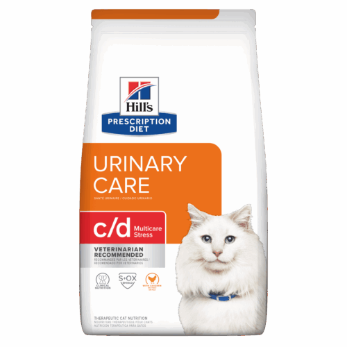 HILLS PD Feline c/d Multicare Stress 4 lb - 1.8kg