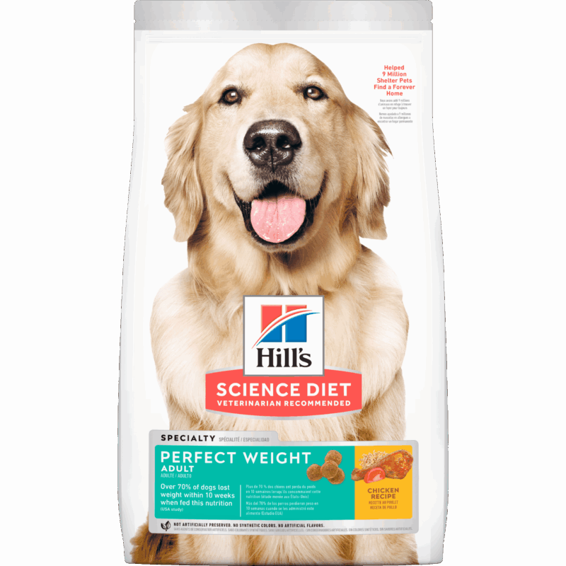 HILLS ADULT PERFECT WEIGHT 4 LB - 1.81KG