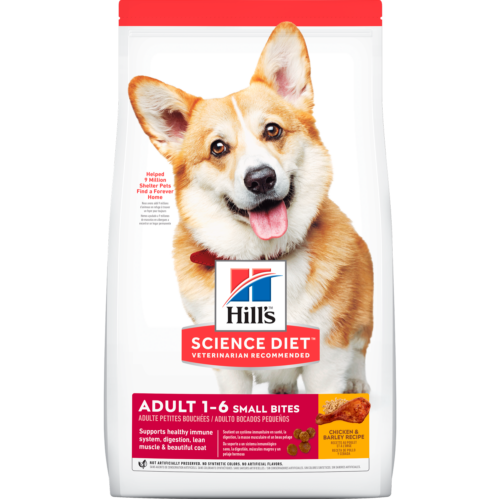 HILLS ADULT SMALL BITES 4.5 LB - 2 KG