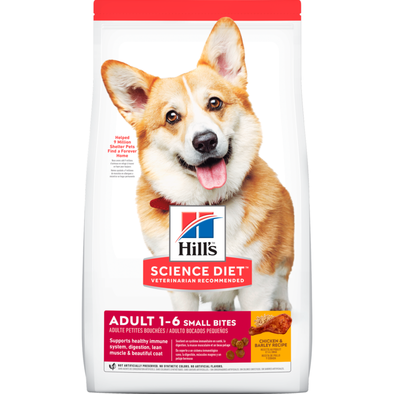HILLS ADULT SMALL BITES 4.5 LB - 2 KG