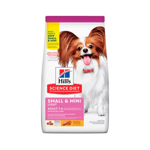 HILLS-ADULT-LIGHT-SMALL-&-MINI-4.5-LB-–-2KG Hills Adult Light Small & Mini 4.5 LB - 2KG