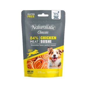 NATURALISTIC-CLASSIC-CHICKEN-SUSHI-100-GRS Naturalistic Classic sushi de pollo 100 GRS snack para perro