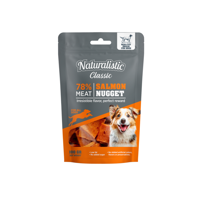NATURALISTIC CLASSIC SALMON NUGGETS 100 GRS