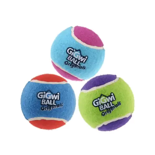 GIGWI TENNIS BALL 3PCS M