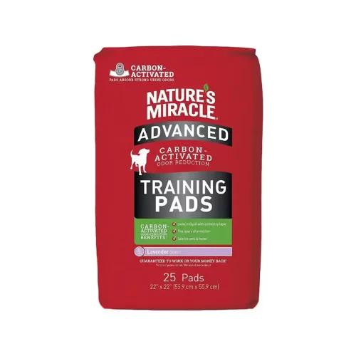 NATURES MIRACLE ADVANCED PAÑALES TRAINING PADS - 25 UNIDADES
