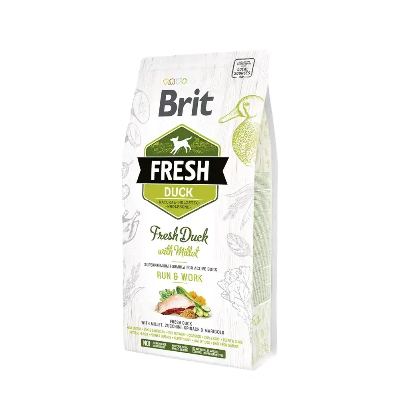 BRIT FRESH DUCK WITH MILLET ACTIVE RUN & WORK