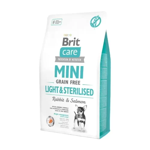 BRIT CARE MINI GF LIGHT & STERILISED 2KG