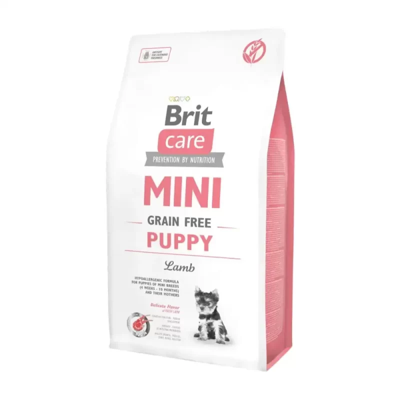 BRIT CARE MINI GF PUPPY LAMB 2KG