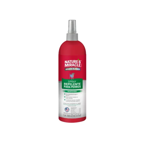 NATURES MIRACLE ADVANCED PLATINUM SPRAY REPELENTE PARA PERROS 473 ML