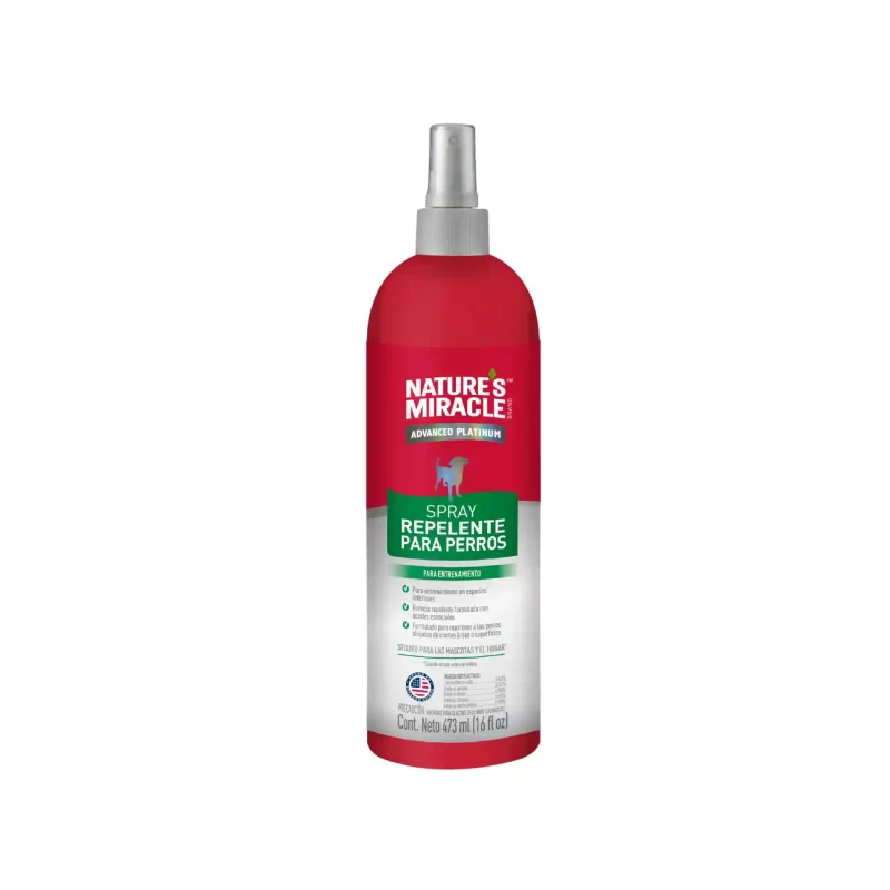 NATURES MIRACLE ADVANCED PLATINUM SPRAY REPELENTE PARA PERROS 473 ML