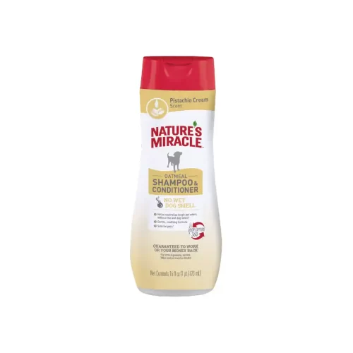 NATURES MIRACLE OATMEAL SHAMPOO & CONDITIONER 473 ML