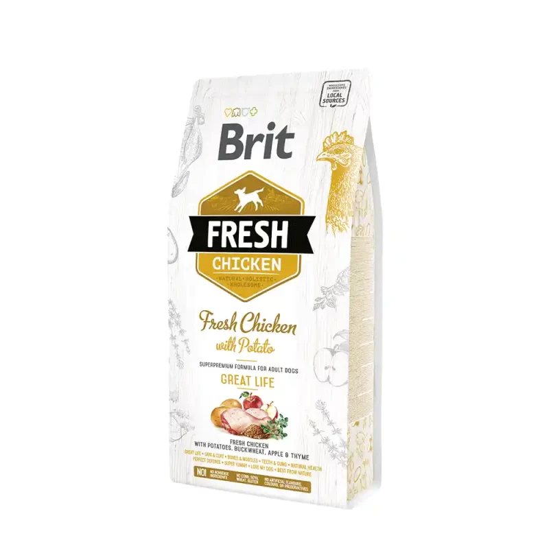 BRIT FRESH CHICKEN WITH POTATO ADULT GREAT LIFE