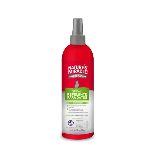 NATURES MIRACLE ADVANCED PLATINUM SPRAY REPELENTE PARA GATOS 236 ML