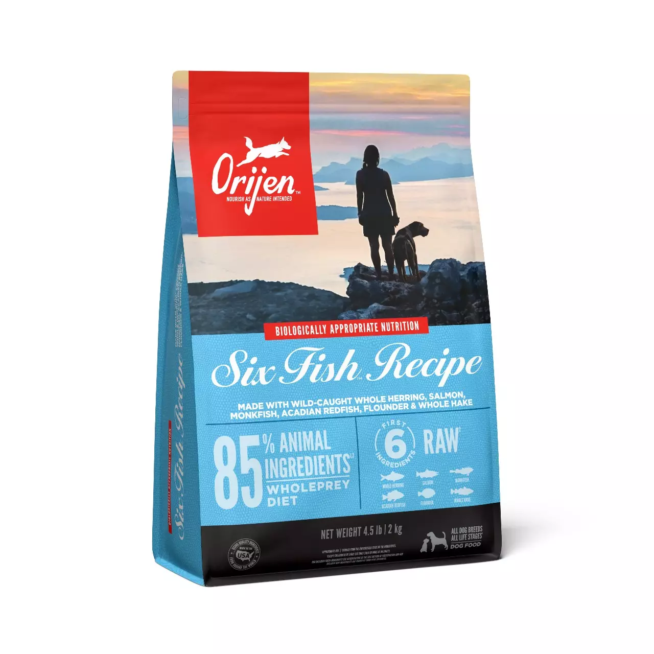 ORIJEN Six Fish Dog 4.5LB (2KG)