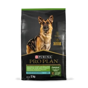 PROPLAN SENSITIVE SKIN AND STOMACH RAZAS MEDIANAS Y GRANDES 12KG