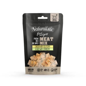C2258 Naturalistic Fine Recipe Metmix pollo con bayas de goji y pato con arándamos 100 GR