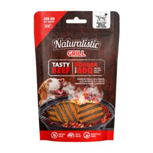 Naturalistic-Grill-Taste-Beef-Burger-BBQ-120gr-Snack-para-perros Naturalistic Grill Tasty hamburguesa de res con bbq 120 GR