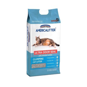 AMERICALITTER Americalitter Ultra Odor Seal aglutinante con carbón activado