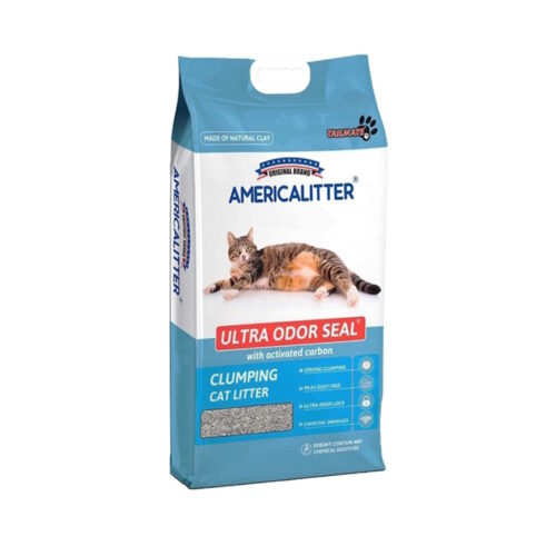 AMERICALITTER Americalitter Ultra Odor Seal aglutinante con carbón activado